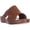 Brown, variant on Bella Vita Womens Mae Italy  Leather Mules Slide Sandals White 6.5 Wide (C,D,W)