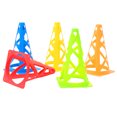 thumbnail image 1 of GOOHOCHY 6 Pcs Cônes d'Entraînement Rouges Marqueurs de Sport Entraînement d'Agilité pour Soccer et Basketball, 1 of 2