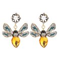 thumbnail image 1 of Pendientes colgantes en forma de abeja, pendientes colgantes de aleación, joyería, adorno en forma de gota para mujeres y niñas, 1 of 8