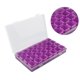 thumbnail image 3 of Worallymy Caja de almacenamiento de joyas Organizador de accesorios de joyería ajustable Plástico 28 Rejillas Contenedor de cuentas Púrpura Worallymy JD735808212, 3 of 7