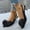 #389-Black, variant on Wowcloth High Heel Sandals for Women – Fashionable Casual Versatile Pointed Toe with Decorative Straps Summer-Autumn Beach Vacation Trendy Footwear
