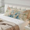 thumbnail image 4 of Beige Beach Coastal Body Pillow Covers 20"x60", Summer Nautical Coral Shell Botanical Vintage Soft Brushed Microfiber Breathable Throw Pillow Covers, Pillowcase with Zipper for Couch Sofa Bedroom, 4 of 9