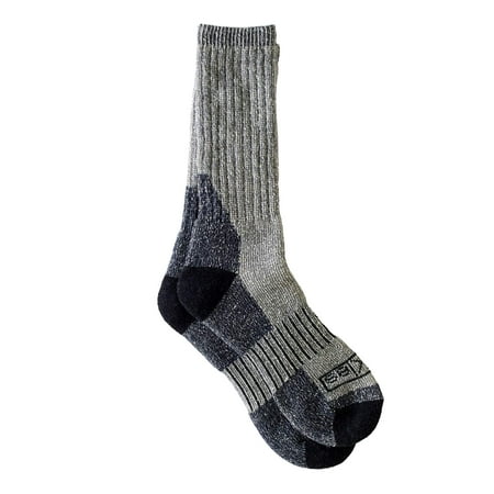 Dickies - Men's Wool Thermal Steel Toe Crew Socks, 2-Pack