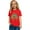 Red, variant on Tiweut T Shirts for Children Cute Rainbow 100th Day of School Summer Top Army Green