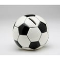 thumbnail image 3 of Ceramic Soccer Piggy Bank, Home Décor, Gift for Him, Gift for Dad, Gift for Son, Kid's Room Décor, Game Room Decor, 3 of 3
