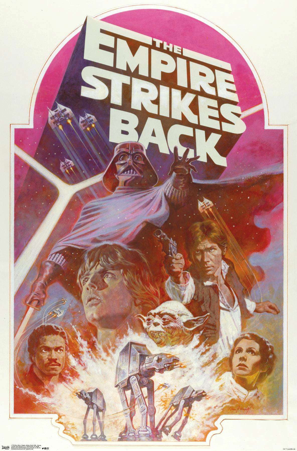 home garage design Star Wars The Empire Strikes Back movie poster metal tin sign 