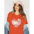 thumbnail image 6 of VILOVE Baseball Shirts Women Baseball Mom T-shirt Baseball Heart Graphic Tee Game Day Gifts Funny Short Sleeve Tops, 6 of 6