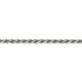thumbnail image 2 of 925 Sterling Silver 4.75mm Diamond-cut Rope Chain Bracelet, 2 of 4