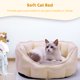 thumbnail image 3 of Cama redonda para gatos Cama para mascotas Cama pequeña lavable para perros de 18 pulgadas para CACAGOO Cama redonda, 3 of 7
