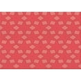 thumbnail image 1 of Ahgly Company Indoor Rectangle Patterned Ferrari Red Area Rugs, 2' x 4', 1 of 6