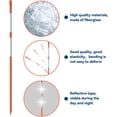thumbnail image 2 of LABLT 25 Packs Driveway Reflectors Safety Marker Fiberglass Snow Stakes Multipurpose Orange Sign Posts 6 Feet, 2 of 6