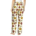 thumbnail image 3 of Goofa Sunflowers And Skull Printed Soft Pajama Pants for Women, Wide Leg Comfy Casual Lounge Yoga Pants-X-Large, 3 of 9