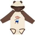 thumbnail image 3 of Inktastic Volleyball Player Boys Cute Monkey Boys Long Sleeve Baby Bodysuit, 3 of 5