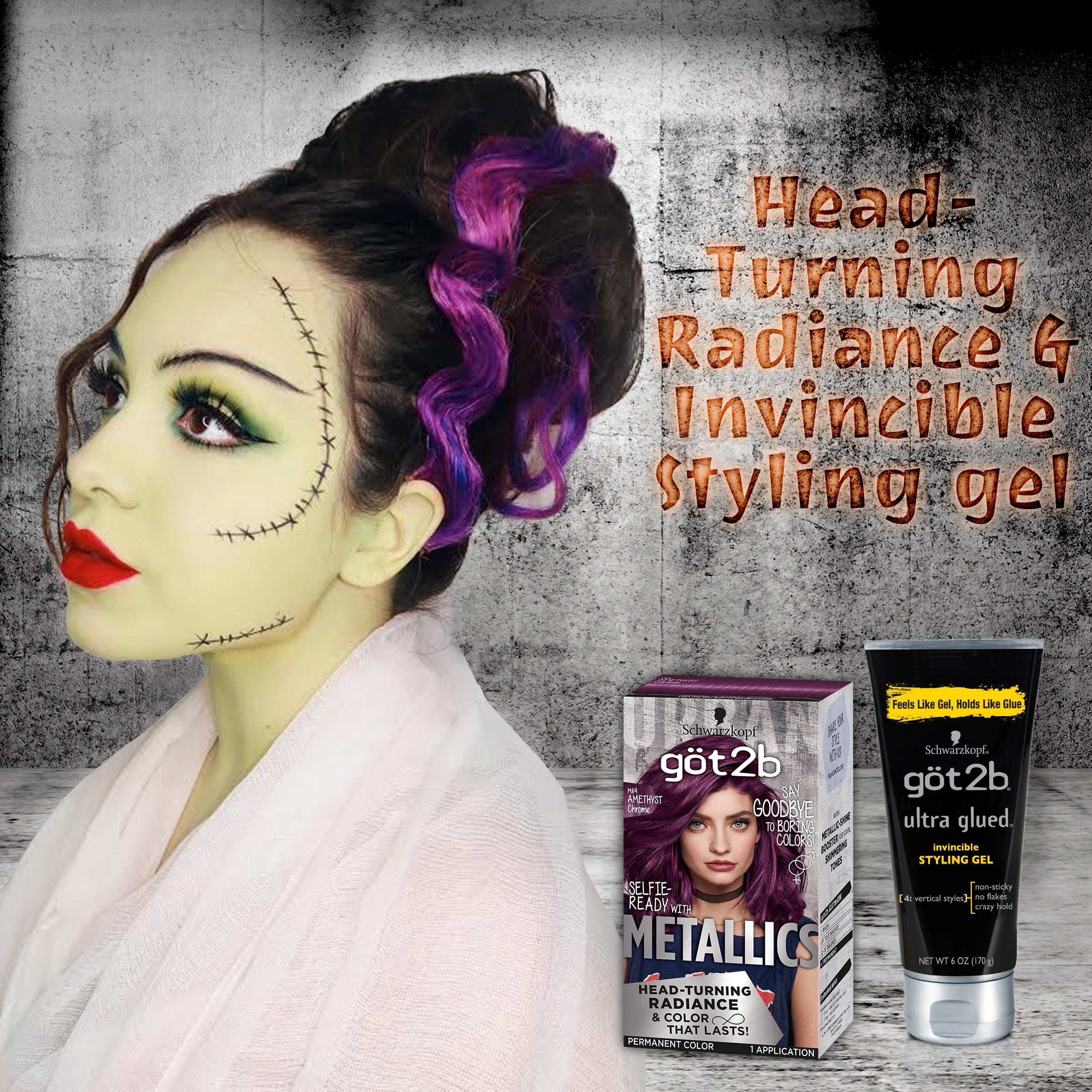 Schwarzkopf Got2b Metallics Amethyst Chrome M69 Permanent