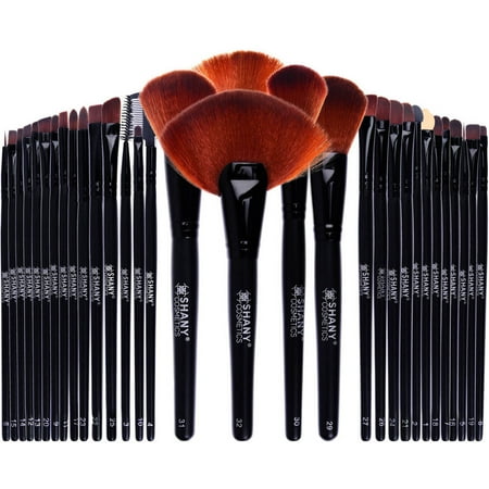 - SHANY Professional Makeup Brush Comprehensive Set with Leather-Look Pouch (32 Count)