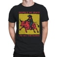thumbnail image 2 of Respect My Space Cowboy Graphic Men's T-shirt, 2 of 3