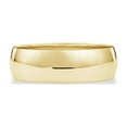 thumbnail image 2 of Men's 10K Yellow Gold 6mm Traditional Plain Wedding Band Ring Size 8.5, 2 of 5