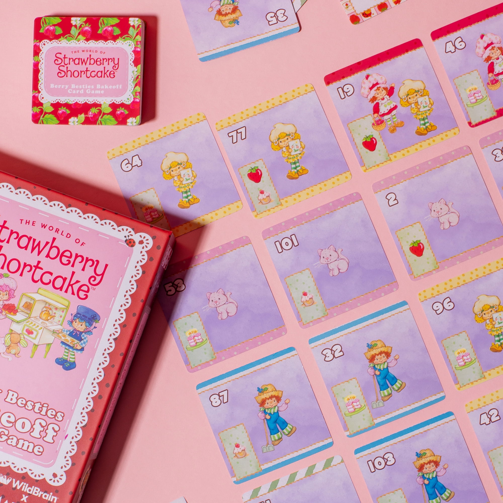 Maestro Media: Strawberry Shortcake: Berry Besties Bake-off - Card Game, Strategy & Bidding, Playful Theme & Design, Kids Ages 8+, 2-6 Players, 30 Min