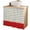 Red, Black, White, variant on Abstract Black Polka Dot Cabinet Curtains 28"W x 35L, Modern Farmhouse Sage Green Red Under Sink Skirt for Bathroom Vanity Kitchen Self Adhesive, Dust-Proof Privacy Curtain for Closet Shelves Laundry