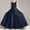 Navy, variant on Girls' Sequin Embellished Satin Sleeveless Dress, Elegant formal gown for recitals, weddings and special occasions, 0-13 Years Purple 0-1 Years