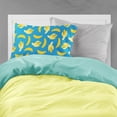 thumbnail image 2 of Carolines Treasures BB5149PILLOWCASE Bananas on Blue Fabric Standard Pillowcase Standard multicolor, 2 of 2