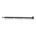 thumbnail image 1 of Colgador de ropa plegable, retráctil sin perforación espacio, colgador de ropa montado en pared de acero inoxidable, para chaquetas, armario, Percha períodos Sunnimix  Percha de ropa, 1 of 8