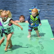 Aqua Lily Pad Original Floating Foam Island Bundle with Nylon Storage Bag