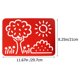thumbnail image 3 of WORGEOUS 5 unids Pintura Stencils Niños Pintura Asistente Herramienta Niños Pintura Plantillas DIY Craft Stencil, 3 of 8