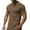 Brown, variant on yillto Mens Shirts Short Sleeve V Neck Collared Tops Casual Slim Summer Golf Athletic Tee Tshirt