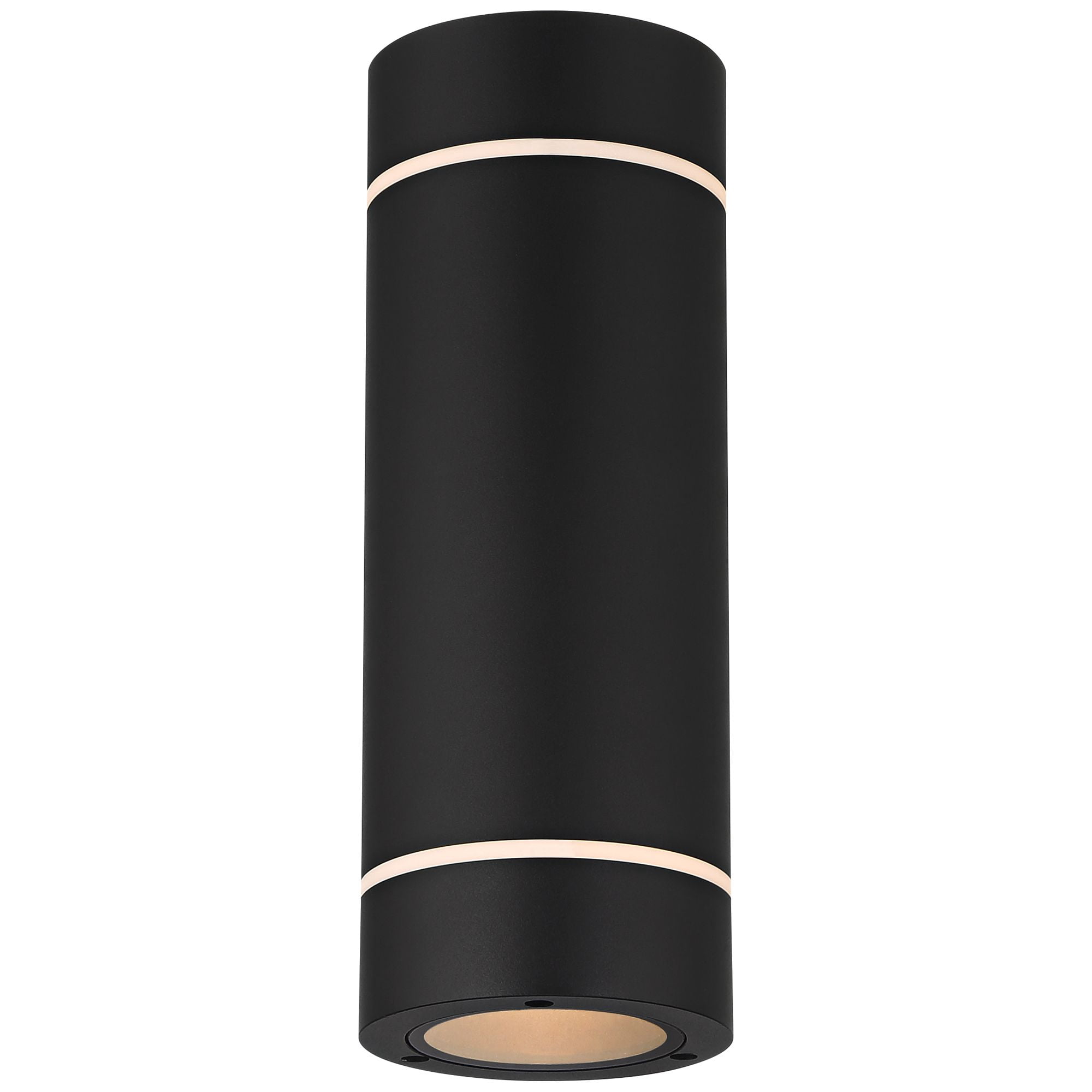 Possini Euro Design Wynnsboro 12" High Modern Outdoor Wall Light Fixture Mount Porch House Up/Down Set of 2 Black Aluminum