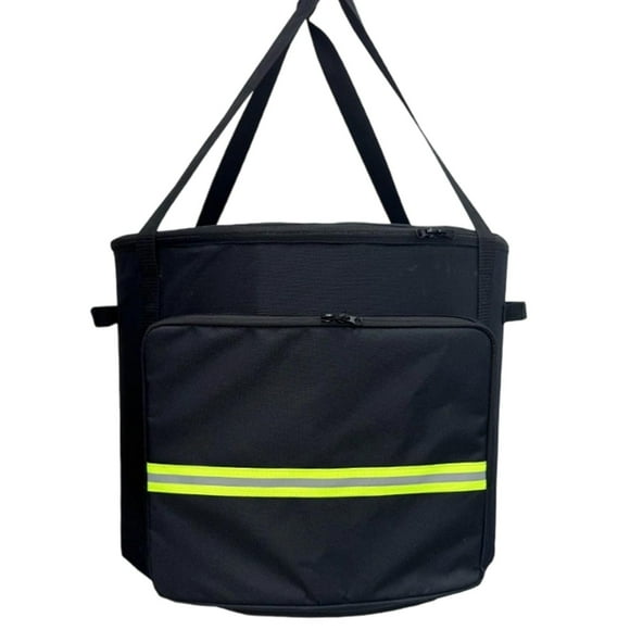 Bolsa de transporte para horno de pizza,Bolsa de transporte para horno de pizza con bandas reflectantes,color negro,Estuche de transporte de tela Oxford para horno de pizza versátil,Funda