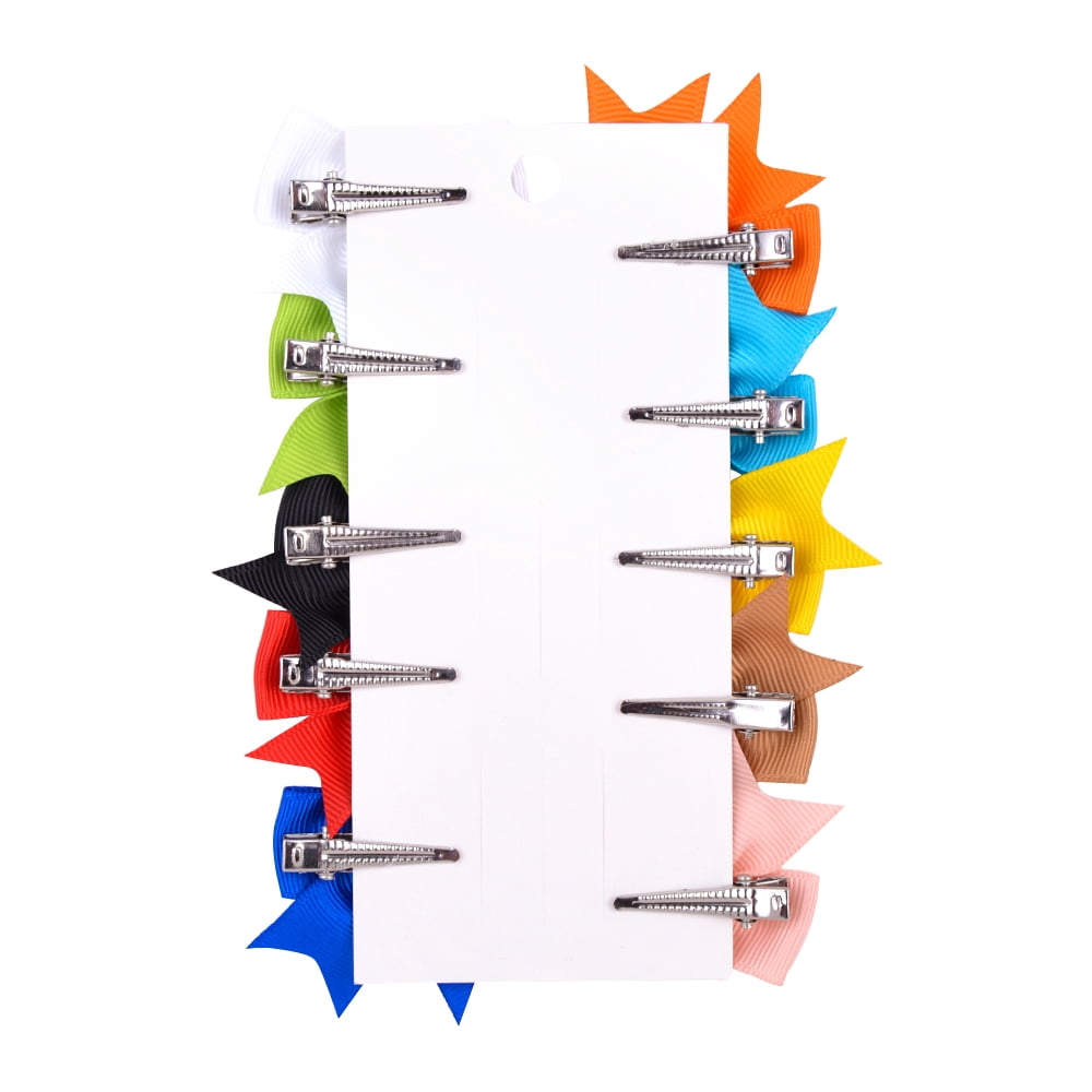 Choicbaby 20er-Set Haarspangen Für Mädchen – Bunte Schleifen-Clips, Voll Ummantelt, Schonend Für Babyhaar