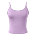 thumbnail image 6 of Krdevn Women Adjustable Spaghetti Strap Camisole Top, Scoop Neck Sleeveless Slim Fit Crop Tank Top for Casual Outfit and Layering,XXL, 6 of 8