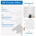 thumbnail image 2 of Peel and Stick Backsplash - 10-Sheet, 12"×12" - 3D Adhesive Peel and Stick Tile Backsplash for Kitchen, Bathroom, Wall Tile, Subway White, 2 of 12