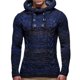 thumbnail image 1 of WILLBEST Sudaderas Navideñas 2024, Chaquetas De Punto Europeas y para Hombre, Suéteres con Capucha De Cuello Alto De Gran Tamaño para Otoño e Invierno, Ropa para Hombre con Borde XXGrande, 1 of 2