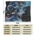 thumbnail image 4 of Manta de franela ultra suave de Jon Snow, cálida y acogedora manta de forro polar, regalo para niños, niñas, adultos, viajes, camping, sofá cama de 152 x 127 cm, 4 of 8