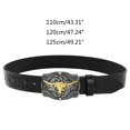 thumbnail image 7 of Vintage Western Belt Longhorn Bull Belt Buckle Belt Cowboy Belts For Men Western With Big Buckle Jeans Belt Leather Belt, 7 of 7