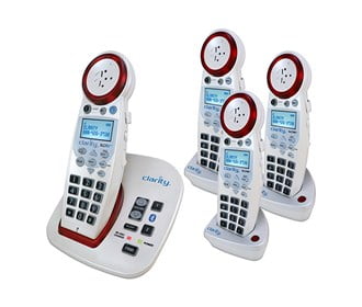 Clarity XLC7BT 59364.001 Loud Amplified 2 Cordless Phones Bluetooth Connect Cell