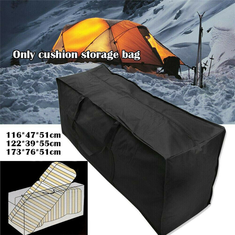 Large Outdoor Garden Furniture Cushion Trunk Storage Bag Zipped Case Waterproof, Christmas Tree Storage Bag ,Patio Furniture Covers - image 2 of 6