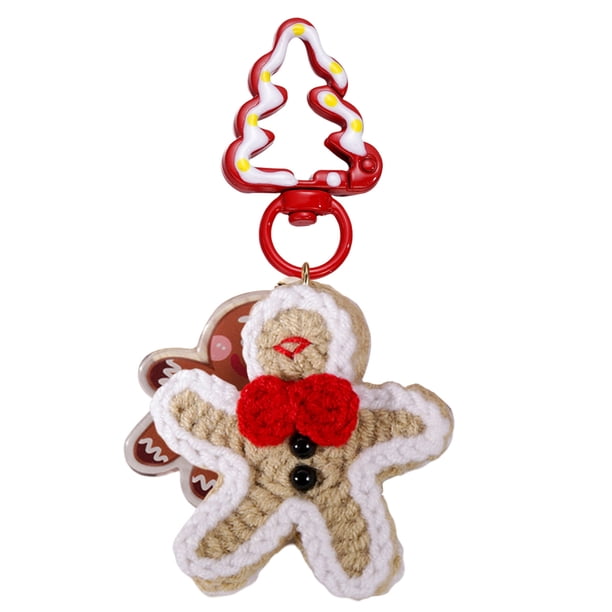 Llavero navideño con colgante para billetera, llavero con colgante, lindo accesorio navideño, regalo para niñas y mujeres