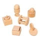thumbnail image 2 of 6 piezas de juguetes de madera para bebés, rompecabezas de huevera, juguetes sensoriales de campanillas de madera para bebés, juguete de ejercicio de, 2 of 9