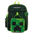 thumbnail image 1 of Minecraft Creeper 5 Piece Kids Backpack Set, 1 of 7