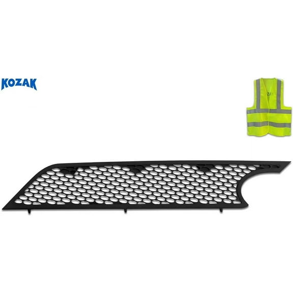 KozaK Side Grille Air Intake Screen Compatible with 579 Black Driver Left Side