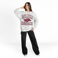 thumbnail image 3 of Women's Gameday Couture  Ash Arkansas Razorbacks Whiteout Premium Fleece Camo Sweatshirt, 3 of 5