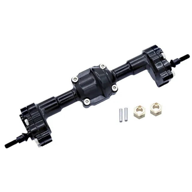 Xingzhi Rear Axle For FCX18 FCX24 Crawler Rc Rear Axle Aluminum Alloy CNC RC Car Accessories Replacement Parts RC Upgrade Part Black