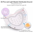 thumbnail image 4 of Cute Heart Shape Fast Drying Manicure Pedicure Machine Light Weight 96W Cure UV LED Nail Lamp ,High Power, 4 of 6