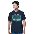 thumbnail image 2 of Men's Starter  Heather Gray/Navy Seattle Mariners Two-Pack Long Sleeve & Short Sleeve T-Shirt Set, 2 of 5