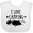 thumbnail image 3 of Inktastic I Love Camping- Tent and Trees Boys or Girls Baby Bib, 3 of 4