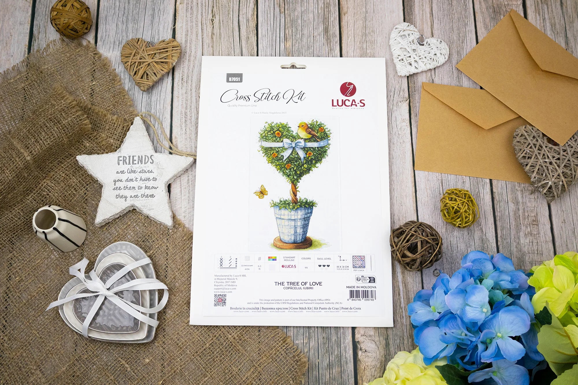 The Tree of Love B7051L Counted Cross-Stitch Kit