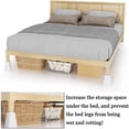 thumbnail image 2 of DEWEL Bed Risers Heavy Duty Stackable Easy Lifter Furniture Risers,8 inch,1300 lbs, Plastic, 8 Pack Set, White, 2 of 5